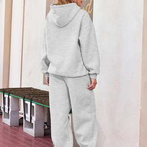 Ensemble de sweats à capuche décontractés pour femmes Ensemble de sweat à capuche pour femmes Ensemble 2 pièces de pull et de pantalon de printemps et d'hiver - Product Image 4