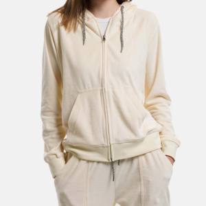 Terciopelo Streetwear pulóver Sudadera con capucha mujer Casual transpirable invierno ropa al aire libre pulóver cordón terciopelo sudaderas con capucha señoras - Product Image 4