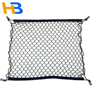 Cargo Net With Hooks 70x70cm Car Trunk Storage Net