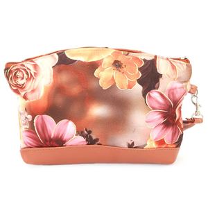 กระเป๋าพิมพ์ลายดอกไม้สำหรับผู้หญิง - สีน้ำตาลอ่อน - Product Image 3