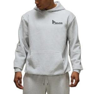 Ensemble de survêtement décontracté pour homme en coton 100% - Pull oversize, pantalon de jogging léger et sweat à capuche - Idéal pour l'hiver - Product Image 5