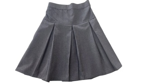 Falda escolar acampanada de cintura ajustable de alta calidad para niñas de primaria y secundaria - Product Image 4