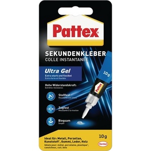 PATTEX 10g Ultra Gel Pegamento Líquido Incoloro en Tubo, Superglue - Product Image 1