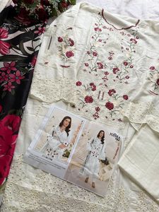 Algodón Cambric de buena calidad con Chikankari bordado Salwar Suit mujer moda fabricante y proveedor a precio mayorista - Product Image 3