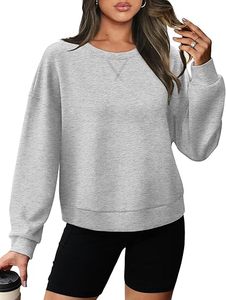 Pulls décontractés à col rond pour femmes, nouvelle collection printemps 2026, chic, à manches longues, en tissu tricoté 100 % polyester - Product Image 2