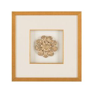 Arte de pared de hoja de esqueleto dorado de lujo, arte de hoja de Metal abstracto 3D, Panel de lienzo moderno decorativo para sala de estar, hogar y oficina - Product Image 1