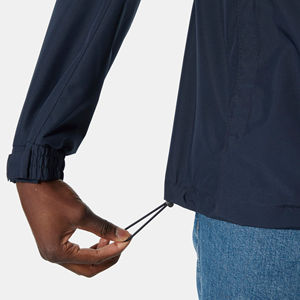 Veste de pluie légère pour homme, style streetwear, imperméable, respirante, écologique, à capuche, fermeture éclair intégrale, en polyester - Product Image 3