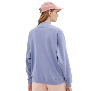 Custom Printer Color 100% Polyester Drop Shoulder <b>Women's</b> Winter Streetwear Sweatshirt with Custom Logo High Quality Breathable - Product Image 2