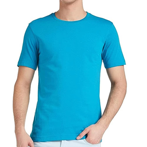 Camiseta Casual de Verano de Algodón/Seda Suave Premium con Cuello Redondo, Antipilling, Ajuste Regular y Logo Frontal - Proveedor Mayorista - Product Image 6