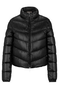 Chaqueta de Invierno Acolchada para Mujer, Estilo Bomber, Informal, Impermeable, Transpirable, de Algodón, Largo Regular - Product Image 2
