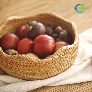 PANIER DE RANGEMENT DE FRUITS EN ROTIN TISSÉ Vietnamien fait à la main Solution domestique élégante et durable pour la décoration intérieure de produits frais - Product Image 5