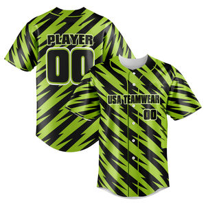 Maillot de baseball léger grande taille pour joueurs – Tissu doux et durable, personnalisable avec noms et numéros d'équipe, respirant et anti-humidité - Product Image 6