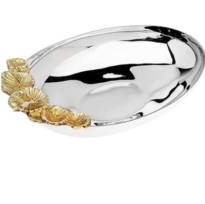 Bol décoratif en métal poli brillant, fait main, pour servir des friandises, style unique, au prix le plus bas - Product Image 1