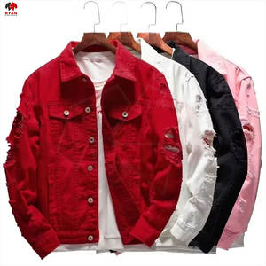 Veste en jean d'hiver pour homme Ryan Pro Gear, coupe-vent et imperméable, tissu tricoté, fermeture à bouton unique, doublure en soie, service OEM - Product Image 2