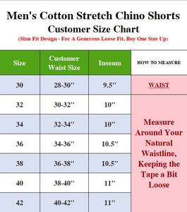 Shorts chino en toile décontractés pour homme avec fonction de séchage rapide, taille mi-haute, tailles 30-42 - Product Image 3