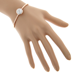 Hip Hop Iced out <b>Bracelet</b> 14K <b>Solid</b> <b>Gold</b> Rose <b>Gold</b> VVS Moissanite Diamond Unisex <b>Bracelet</b> Customized Design - Product Image 2