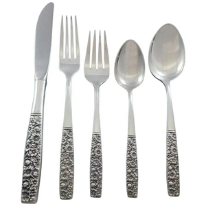 Poignée ronde en marbre dans un ensemble de couverts en acier inoxydable avec finition miroir Parfait pour une utilisation élégante à manger et à l'hôtel - Product Image 5