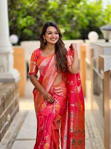 Banarasi - 2 Sari suave de seda Banarasi Lista de precios al por mayor - Product Image 3