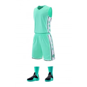 Uniformes de basket-ball personnalisés à séchage rapide, vente en gros en stock, maillots de basket-ball pour hommes - Product Image 3