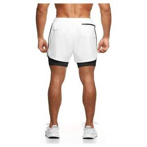 100% Polyester 5 pouces vêtements actifs maille Shorts tendance hommes haute rue respirant séchage rapide Gym équipement athlétique personnalisé - Product Image 4
