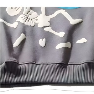 Sudaderas con capucha de gran tamaño con estampado de algodón pesado para hombre, sudaderas de manga regular con logotipo personalizado, ropa de lana de invierno - Product Image 4