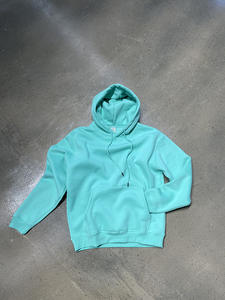 H5521 Automne et Hiver Offres Spéciales Vente en Gros Personnalisé 330 Gsm Coton Mélangé Polaire Doublé Hoodies Plaine Sweats à Capuche Surdimensionnés - Product Image 2