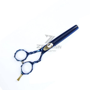 Venta al por mayor profesional peluquero 4Cr13 Acero inoxidable diestro tijeras de adelgazamiento con 28 dientes tijeras de pelo de alta calidad - Product Image 1