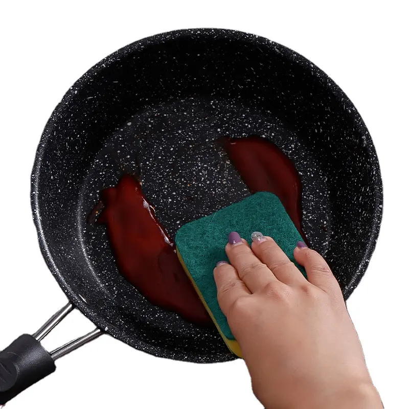 Hot Sale Non-stick Fry Pan Iron Cookware Skillets burger eggs medical stone coating square frying pan