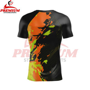 Nuevo Popular personalizado Jiu Jitsu MMA Rashguard hombres camisa de compresión ropa para correr Kickboxing ropa deportiva MMA corto - Product Image 2