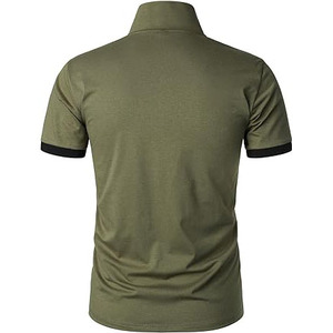 Camisetas de manga corta para hombre, novedad de verano 2024, ropa superior con solapa para hombre, polos deportivos de comercio exterior para hombre, venta al por mayor - Product Image 2