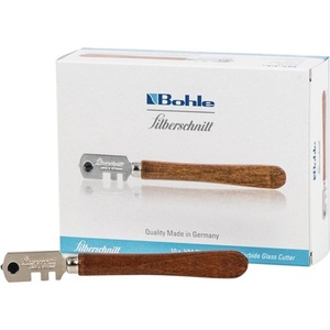 Cortador de Vidrio HM Silver Cut con Mango de Madera para Espesores de 3-6 mm para Manualidades en Vidrio SILVER CUT - Product Image 1