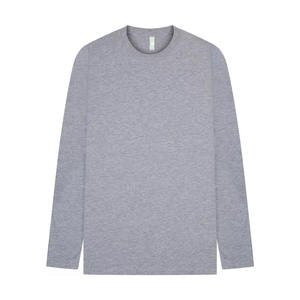 Prix de gros Best-seller 220g T-shirt vierge de haute qualité Logo personnalisé imprimé Manches courtes Tricoté Homme Femme - Product Image 5