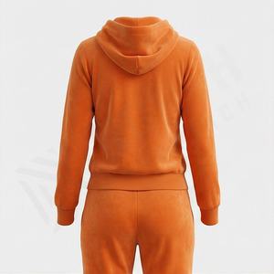 Conjuntos Deportivos de Chándal para Mujer al por Mayor, Personalizados, Sudadera con Capucha, Pantalones, Ropa Deportiva Informal de Algodón con Cremallera, Ropa Deportiva Premium para Gimnasio - Product Image 2