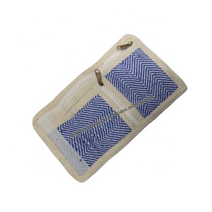 Handmade Slim Soft Trifold Wallet <b>Coin</b> <b>Purse</b> With Card Slots and Zig Zag Pattern for <b>Boys</b> and Men - Product Image 3