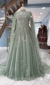 Vestido Morado Hermoso Listo para Usar para Mujeres Pakistaníes con Bordado Único, Vestido de Moda 2025, Costura de Alta Calidad - Product Image 2