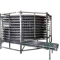 Elevatore a Spirale Verticale Personalizzabile, Trasportatore Automatico a Spirale per l'Industria Alimentare e delle Bevande, Raffreddamento e Congelamento