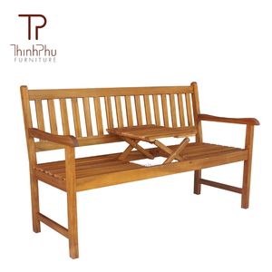 Modern Solid <b>Wood</b> <b>Bench</b> for <b>Outdoor</b> Use in Parks Malls Hotels Villas-Thinh Phu Furniture- Best Price - Product Image 5