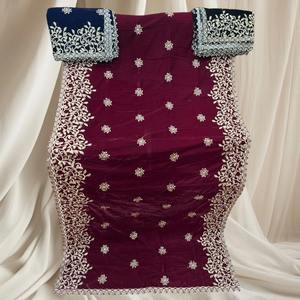 Professional Manufacturer's High Quality <b>Embroidered</b> Wool <b>Shawl</b> for Women Soft Top Fabric Bulk Quantity for Muslims - Product Image 6