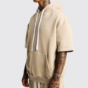 Sweat-shirts à manches courtes pour hommes en coton mélangé de haute qualité, designs nouveaux et de qualité supérieure - Product Image 2