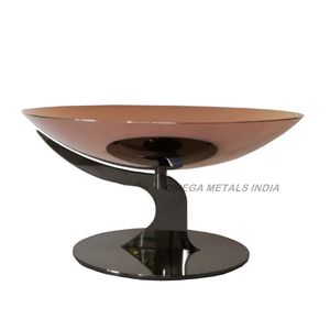 Cuenco decorativo de Metal con forma de estrella de mar dorada de alta calidad, centro de mesa elegante de diseño costero único para comedor y decoración del hogar - Product Image 2