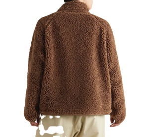 Best-Selling Outdoor Windproof Sherpa Fleece Jacket for Men with Stand Collar Front Logo Comfortable Wholesale <b>Fabric</b> Hot Sale - Product Image 6