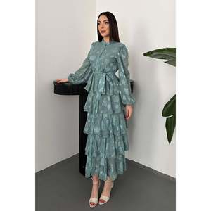 Vestido con volantes Mint Kat Kat - Verde menta - Product Image 2