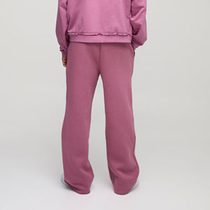 2025 nouveau arrivé vêtements d'été 100% coton éponge française lavé blanc Baggy hommes pantalons personnalisé broderie logo pantalons de survêtement pour hommes - Product Image 3