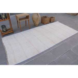 พรมวินเทจสไตล์ตุรกี ขนาด 4.1x9 ฟุต พรมลายดอกไม้สีขาวชมพู - Product Image 2