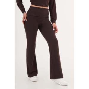 Pantalones de Mujer Color Café con Detalle de Cintura Acanalada - Colección de Pantalones al por Mayor - Product Image 6