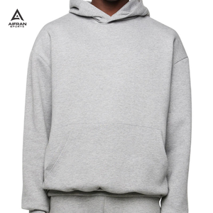 AIFRAN Custom 3D Logo <b>Hoodie</b> Men Heavyweight Streetwear Oversized High Density Fleece Pullover Unisex Luxury Sportswear <b>Gym</b> - Product Image 3