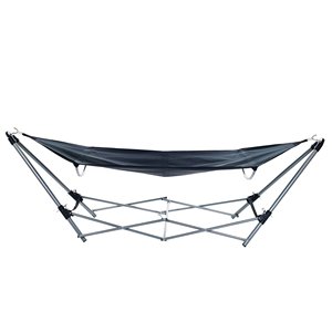 OEYTREE Võng Cotton Trong Nhà Ngoài Trời Màu Trắng Có Tua Rua Ren Macrame Kèm Chân Đế, Giá Đỡ Võng Đi Biển - Product Image 1