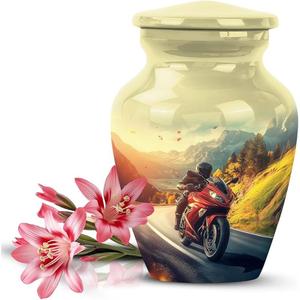 Vente en gros à bas prix urnes de crémation en métal de conception classique urnes de cendres d'artisanat indien pour les humains de l'exportateur indien - Product Image 6