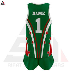 ชุดวอลเลย์บอลพิมพ์ลายดิจิทัล แห้งเร็ว สำหรับกีฬา ราคาขายส่ง คุณภาพสั่งทำได้ โลโก้แบบยูนิเซ็กซ์ โพลีเอสเตอร์ 100% 240 กรัม - Product Image 3