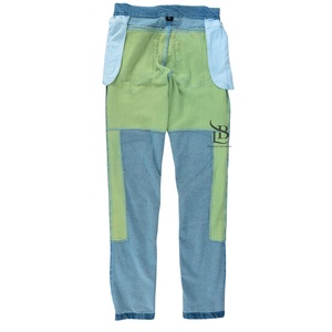 กางเกงยีนส์ผ้ายีนส์โมโตสำหรับผู้ชายผ้ายีนส์ระบายอากาศได้ดีอุปกรณ์ป้องกันสำหรับการแข่งมอเตอร์ไซด์ไซส์ XL พิมพ์ลาย - Product Image 4